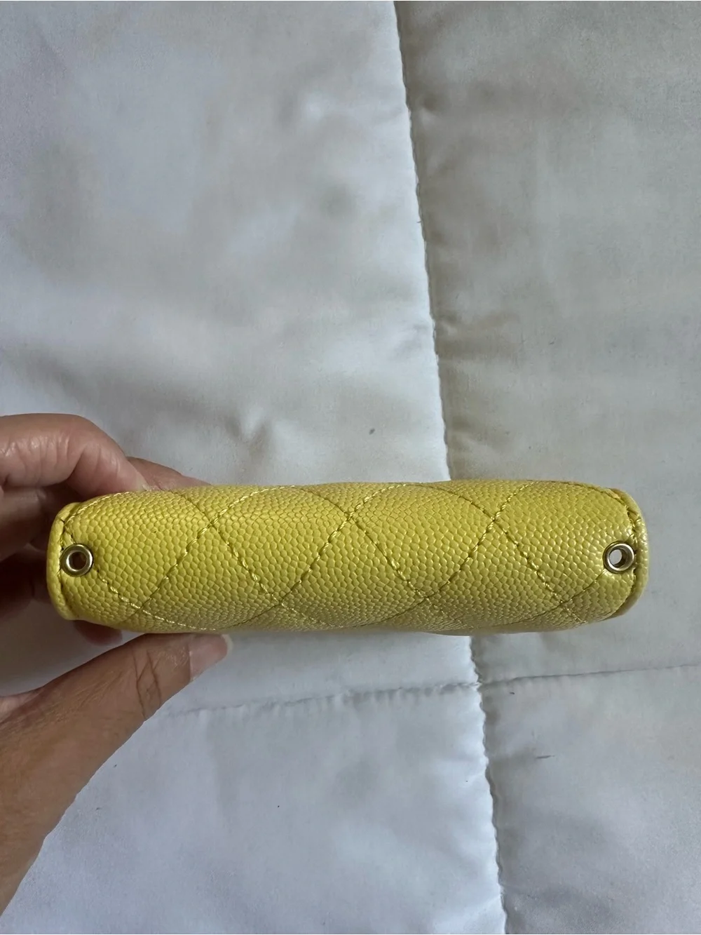 Luxury yellow wallet